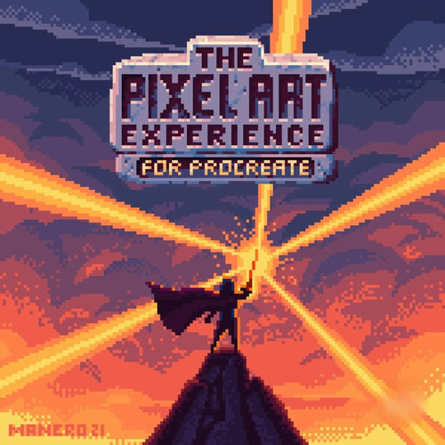 Pixel Art Procreate Brushes Bundle | 116 iPad Pixel Brushes for Retro Illustration, Game Design, Dithering, Patterns & Color Palettes