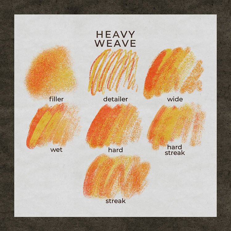 HEAVY CANVAS BRUSHES