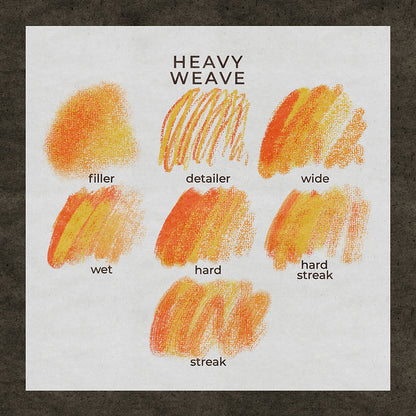 HEAVY CANVAS BRUSHES