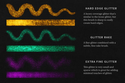 Shimmer Set – 19 Custom Procreate Brushes