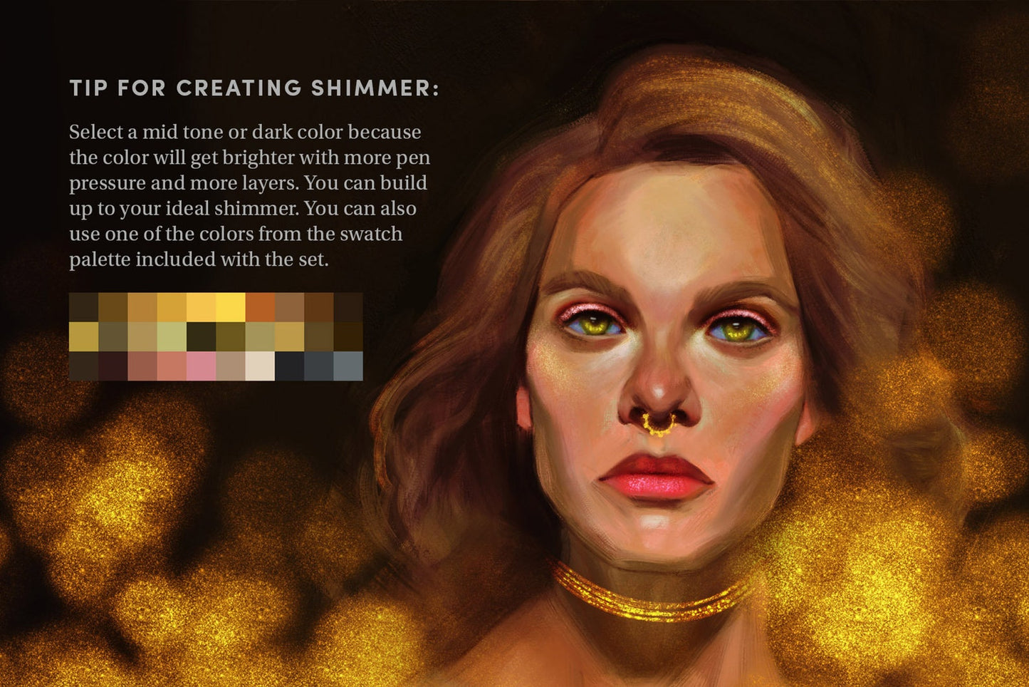 Shimmer Set – 19 Custom Procreate Brushes