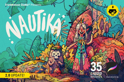35 Nautika Procreate Brushes Pack, Instant Digital Download