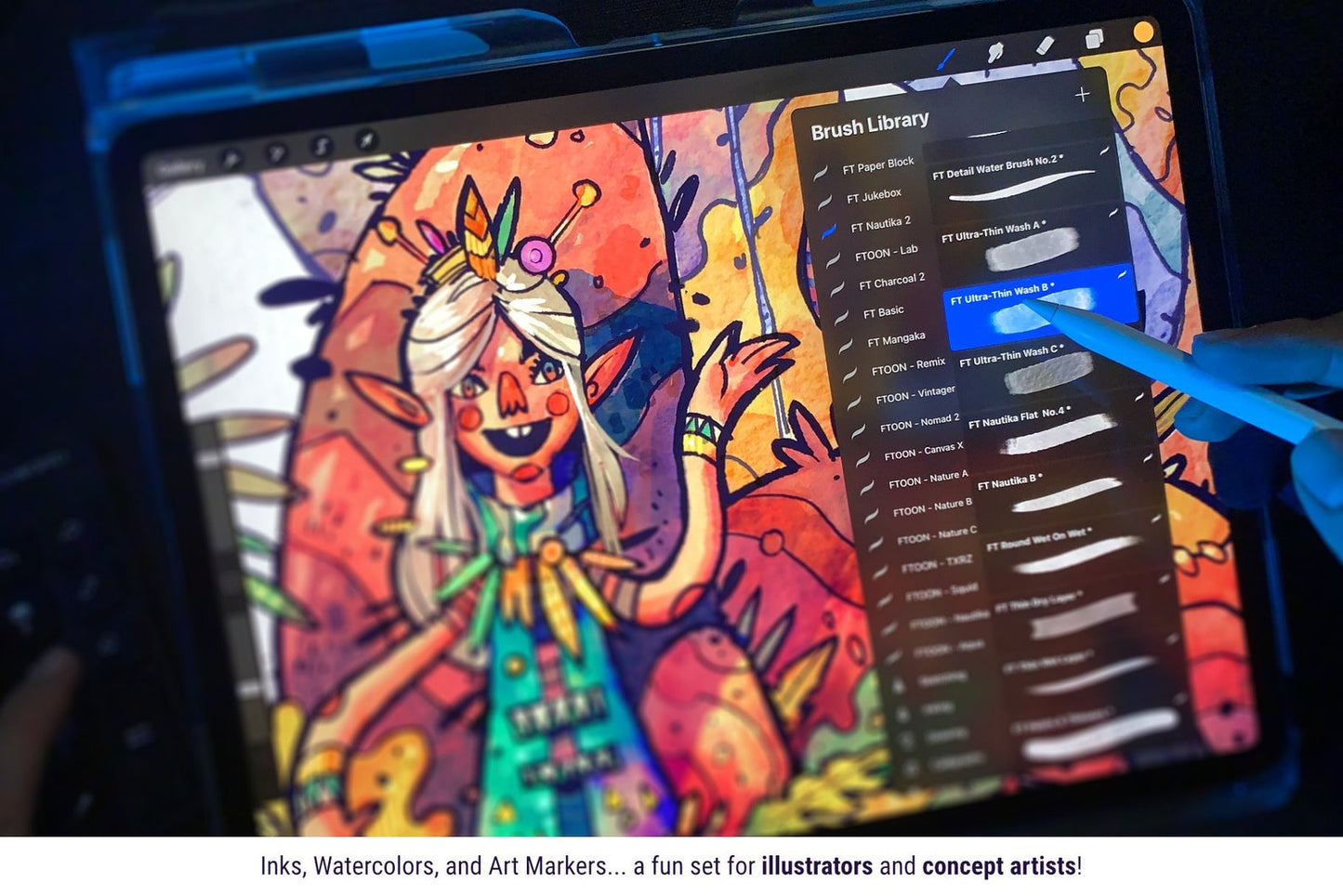 35 Nautika Procreate Brushes Pack, Instant Digital Download