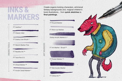 35 Nautika Procreate Brushes Pack, Instant Digital Download