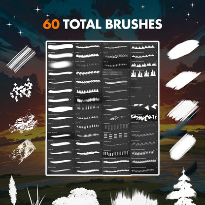 Procreate - 60 Essentials Brush Pack