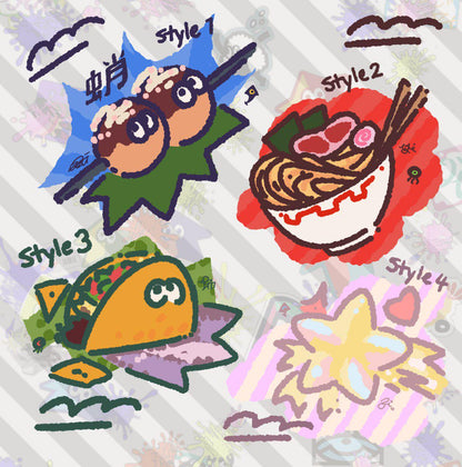 Splatoon Brushes for Procreate | 61 Ink & Paint Brush Pack