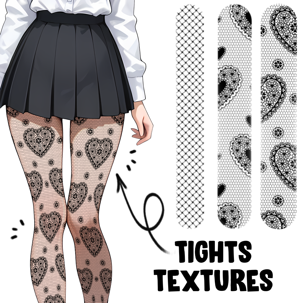 Anime Skirt Brush Pack for Procreate