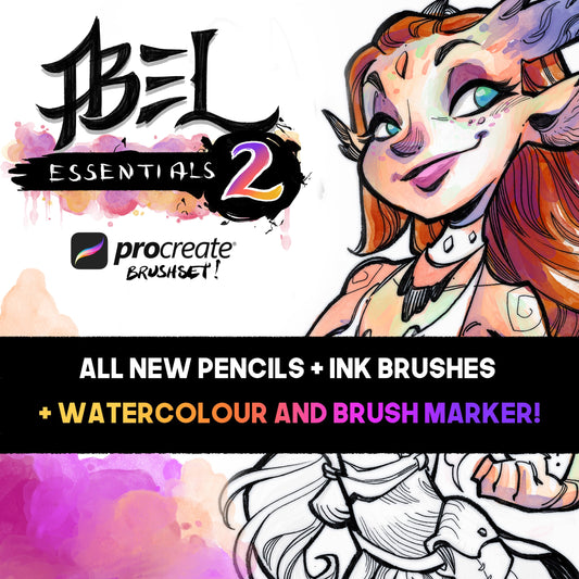 Watercolor and Drawing brushes for Procreate