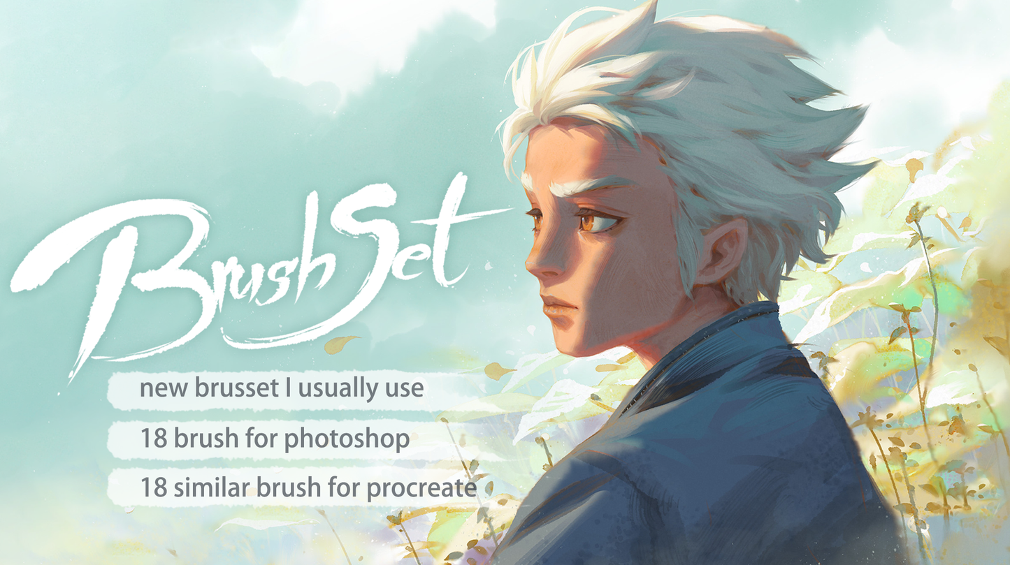 18 Procreate Comic Brush set